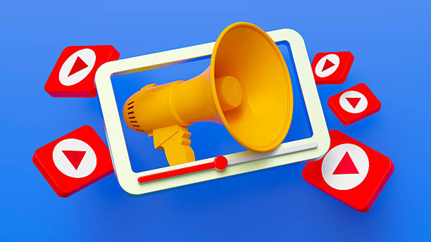 istock Video Marketing Promotion Megaphone Icon 2206429080