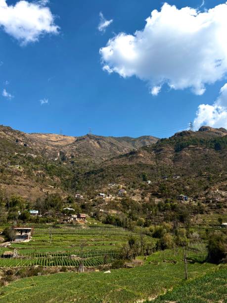 istock Beautiful scenic view of mountains. 2206450677