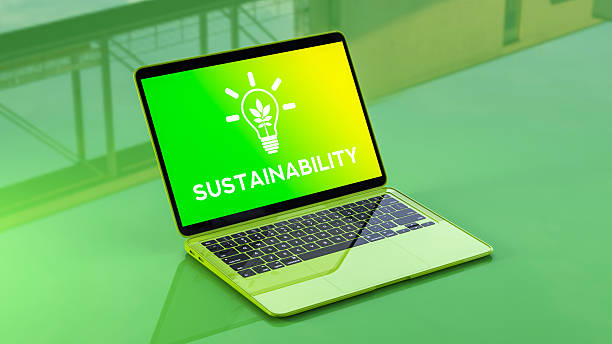 istock Sustainability Green Technology Laptop Icon 2206457537
