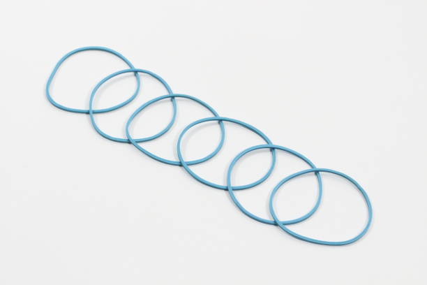 istock Blue Rubber Bands: An Item to Add Playfulness to Everyday Life 2206458548