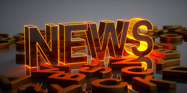 3D render featuring the word \