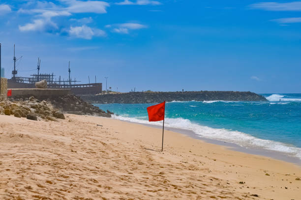 istock Melasti Beach is beautiful with white sand and blue sea water 2206460964