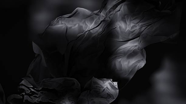 istock Velvety folds drift through the darkness with grace. 2206461880