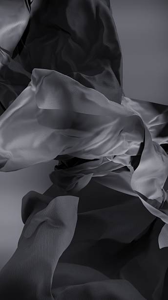 istock Fabric folds drift like smoke through a dream. 2206461915