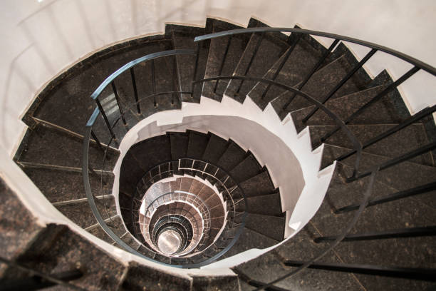 istock Staircase of Light House tower 2206461979