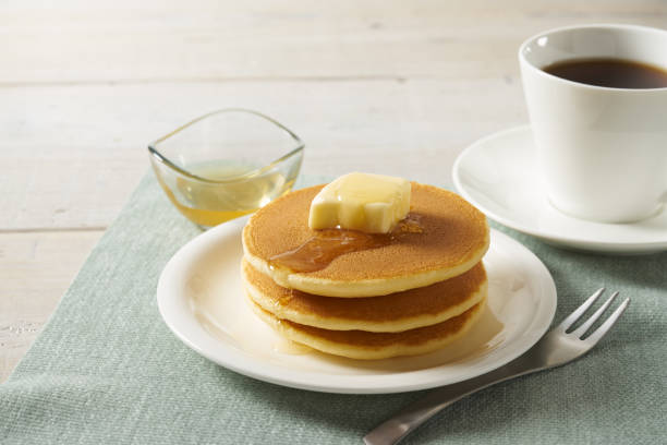 istock Image of soft, plump pancakes 2206463301