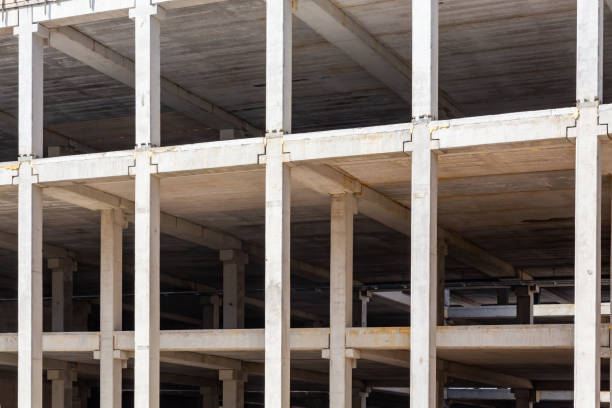 istock Concrete building structure under construction showcasing industrial architecture and urban development progress 2206466157