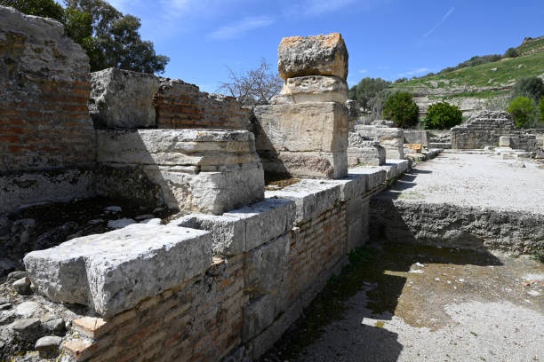 istock Cretan Minoan Archeological Site Gortyna 2206469448