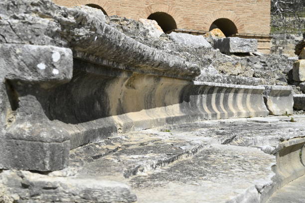 istock Cretan Minoan Archeological Site Gortyna 2206469534