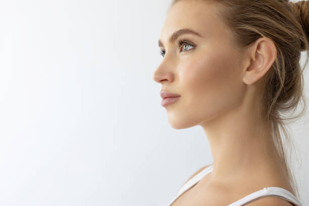 istock Side view of a beautiful female 2206470617