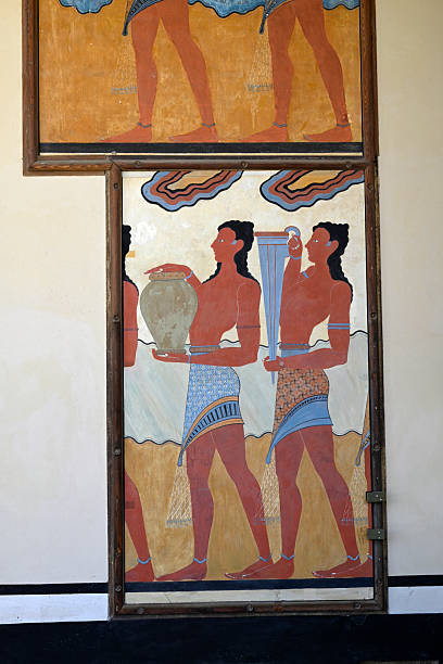 Ancient Knossos ruins in Crete, Greece