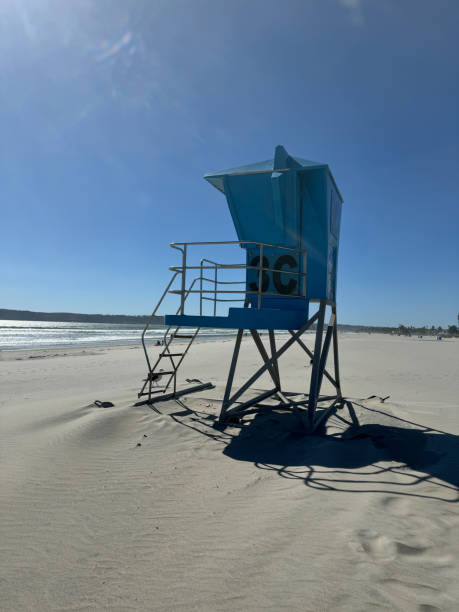 istock Lone lifeguard tower at Coronado Beach 2206487246