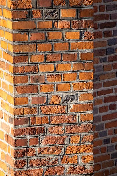 istock A close-up of a textured brick wall featuring warm orange and reddish tones. The image can be used for architectural, background, or design projects. 2206492252