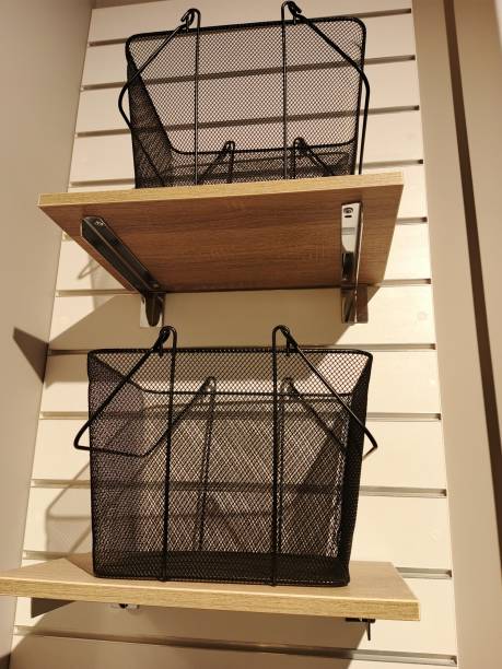 istock baskets in the supermarket 2206493293