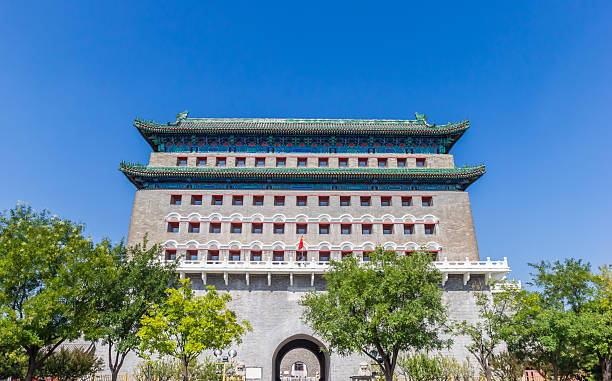 istock Top of the historic archery tower in Beijing 2206505108
