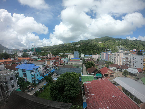 istock Scenic Urban View with Mountain Backdrop 2206505927