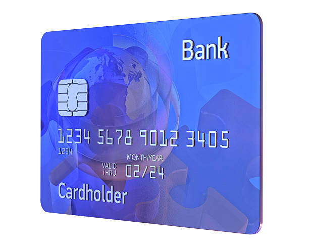 istock Realistic detailed credit card isolated on white background 2206508682