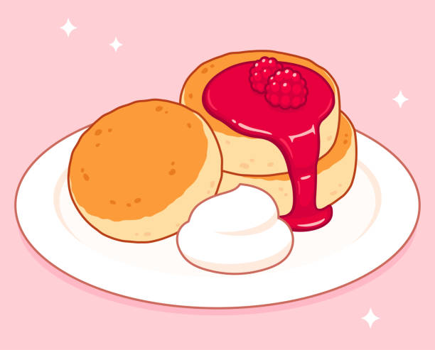 60+ Thick Pancake Stock Illustrations, Royalty-Free Vector