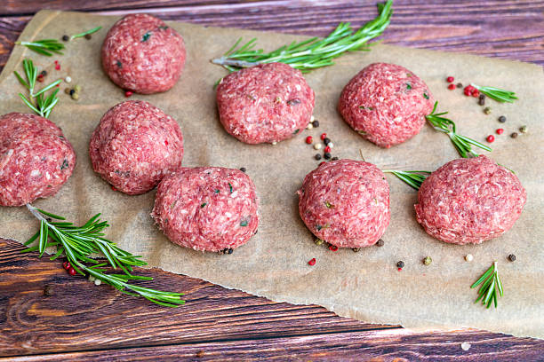 istock Homemade Beef raw meatballs 2206522351