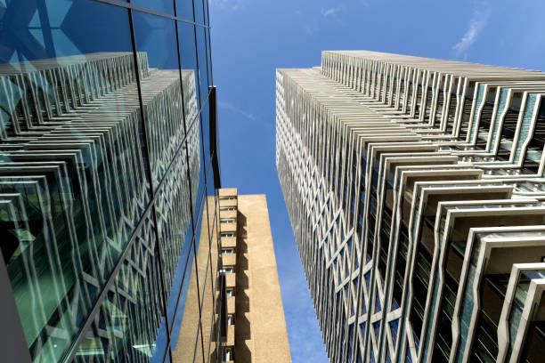 istock Dutch metal architecture on a blue sky day 2206522617