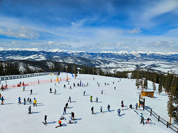 istock Lot of skier 2206529811