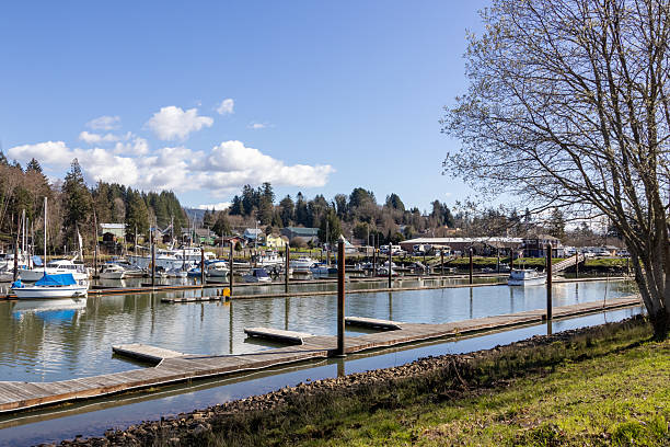 istock Cathlamet Marina on the Columbia River in Washington State 2206531092