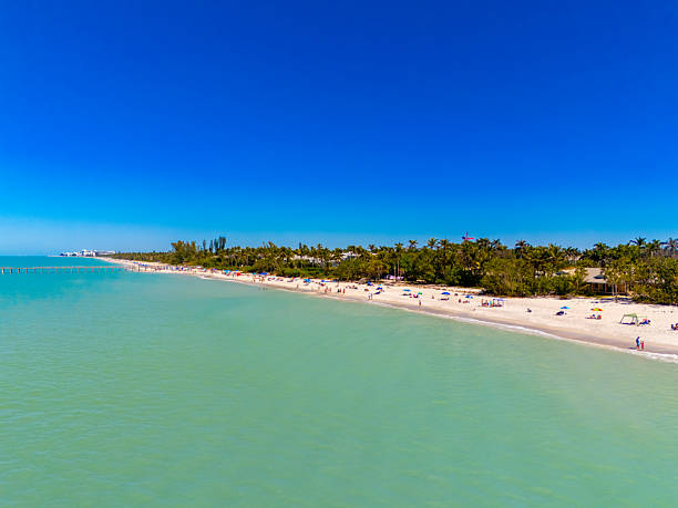 istock Naples Beach Florida stock photo aerial drone image 2206535757