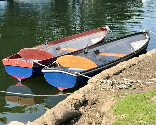 istock Colourful wooden boats 2206542678