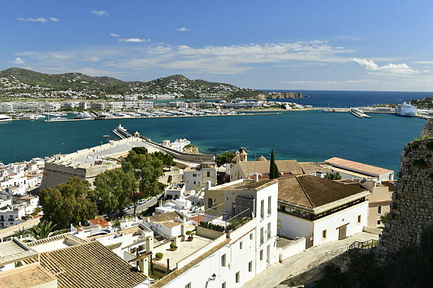 Views from the old town castle walls , Dalt Vilas, Eivissa.
