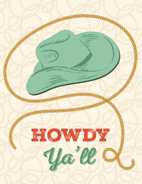 Cowboy poster with a cowboy hat, rope and quote. Flat colors make it easy to edit. Comes with a high resolution jpeg. The background pattern is on its own layer so you can easily extract to use on its own. Could make a fun invitation template.
