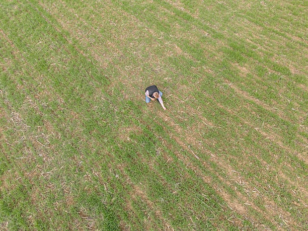 istock Farmer is looking his growing wheat field in springtime 2206562999