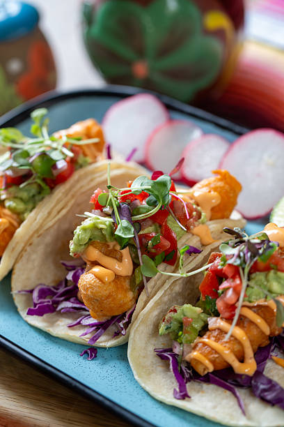 Mexican food. Fish tacos