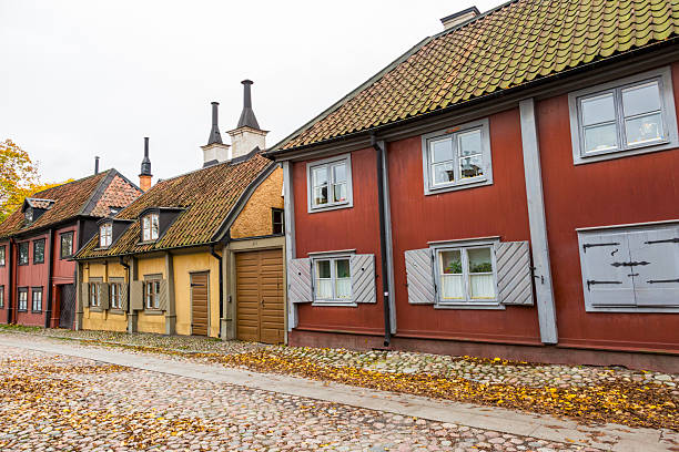 istock Europe, Sweden, Stockholm, Soder Island, Sodermalm. 19th Century houses nearby Master Mikaels Gata. Fjallgatan. 2206572917