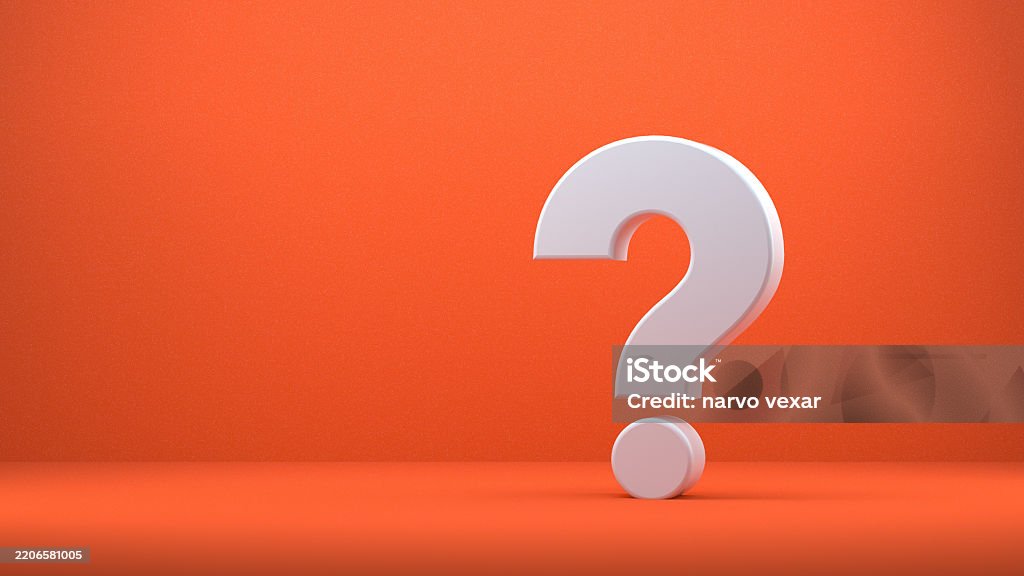 Inquery Image Orange Color Question Mark Inquiry Symbol Orange Stock Photo - Download Image Now ...