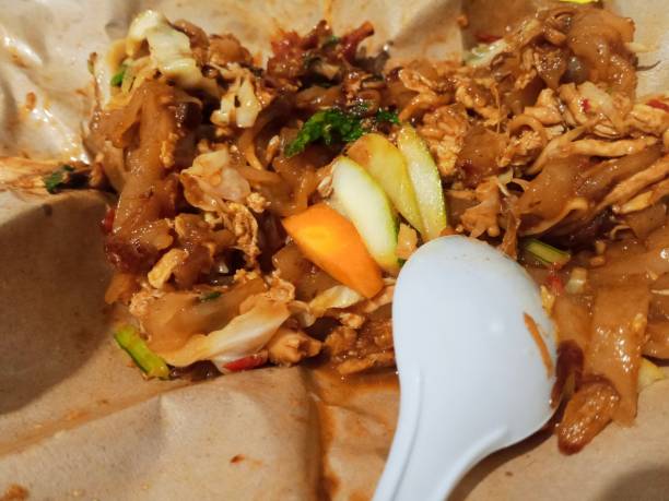 istock Food dish with fried kwetiau menu 2206581323