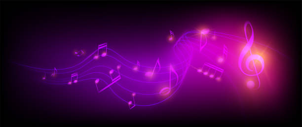 1,800+ Purple Music Notes Stock Illustrations, Royalty-Free Vector