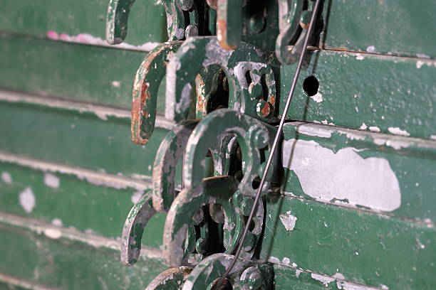 Horseshoe decorating a door