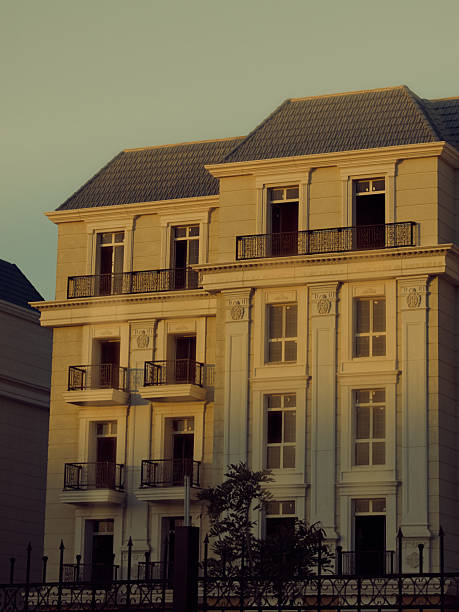 istock Modern Elegance: A Glimpse of Urban Residential Architecture 2206596008