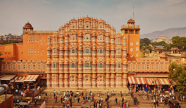 istock Hawa Mahal (Wind Palace) in Jaipur city, India 2206605912