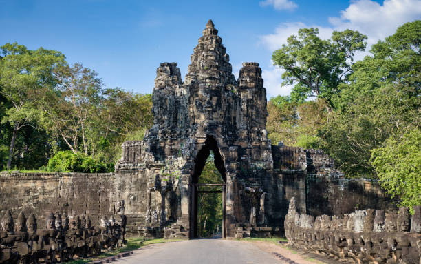 istock Cambodia Angkor Wat South Gate Tonle Om 2206612611