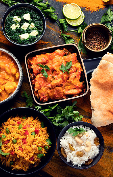 istock Assortment of indian food. 2206620917