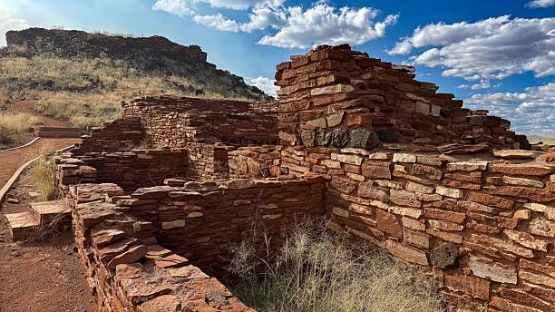 istock Ancient stone ruins at Wupatki National Monument. 2206621204