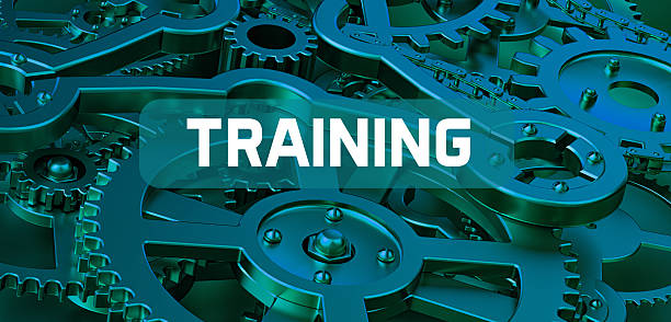 istock Training Concept Industrial Gears Mechanism 3D 2206627008
