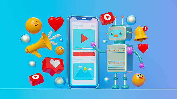 istock AI Social Media Engagement Concept 3D 2206628587