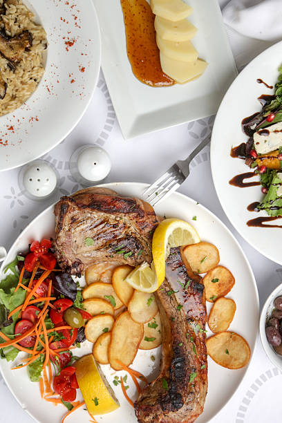 istock Various Mediterranean dishes served on the restaurant table 2206629245
