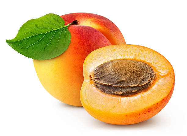 istock Apricot isolated on white background 2206638805