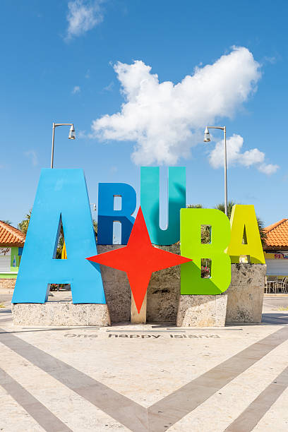 Aruba - Dutch province Oranjestad - beautiful Caribbean Island.