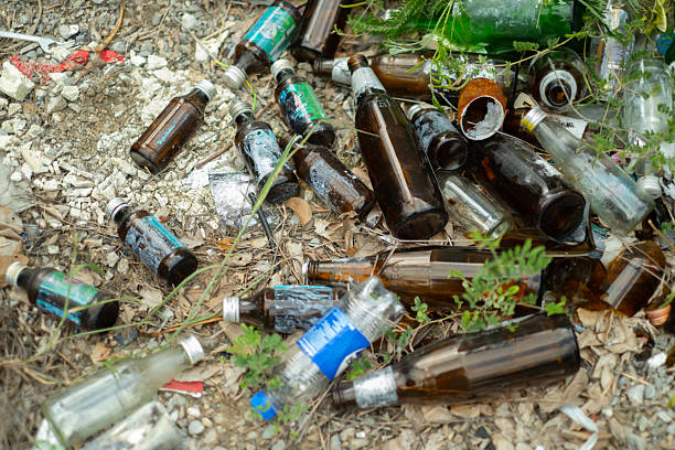 Broken glass and leftover debris are hazardous.