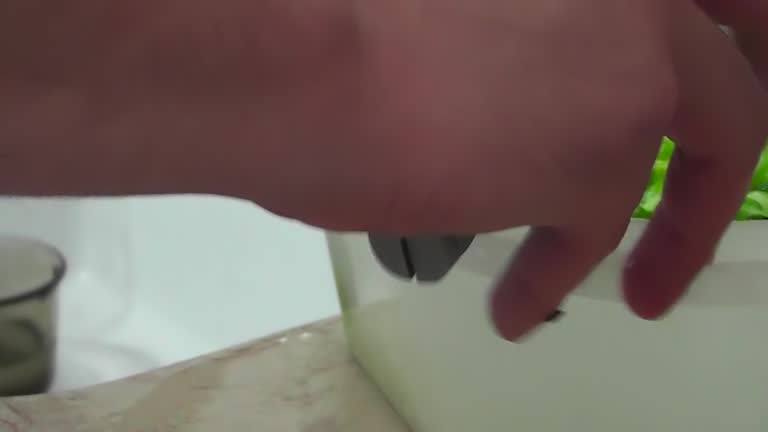 Preparing fresh tomatoes for salad