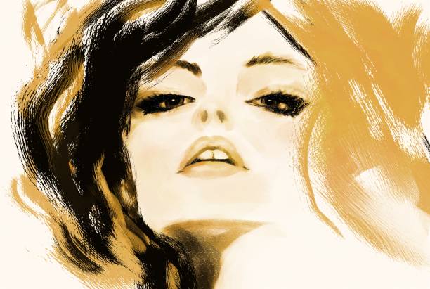 istock Woman with hair blowing in the wind 2206663773